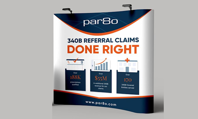 design beautiful backdrop banner for tradeshow