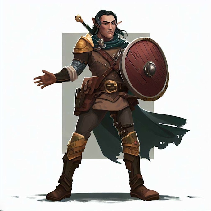 Make a dnd art and dnd character design by Imkaopperman4 | Fiverr