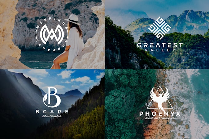 create modern minimalist and luxury business logo design