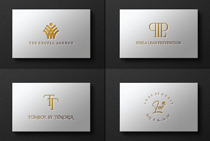 create unique modern minimalist business logo design