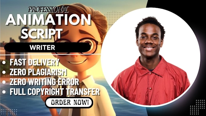 write creative animation script, children script for your explainer video