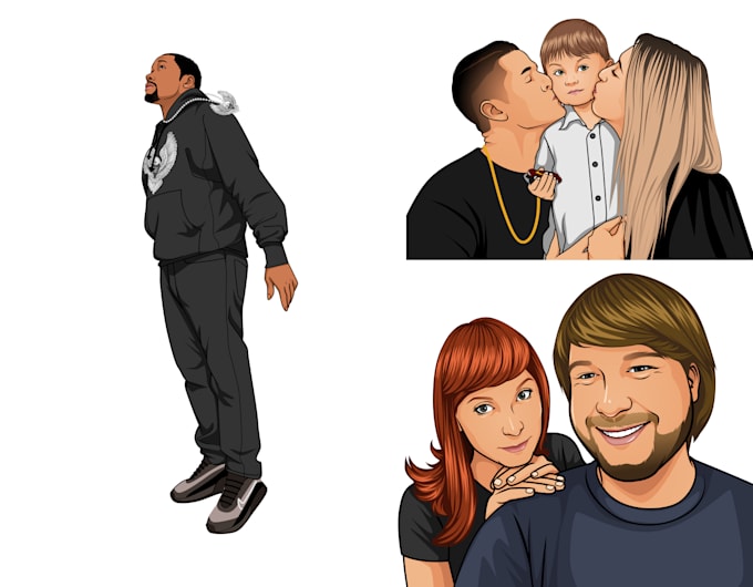 draw a unique cartoon for memorable prints and gifts