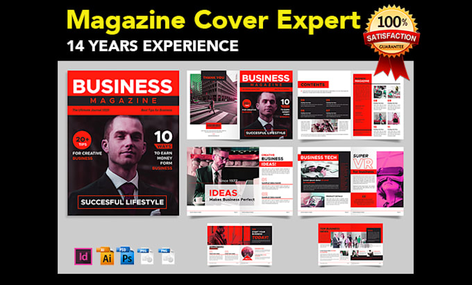 Create half full page magazine ad or newsletter print ready by