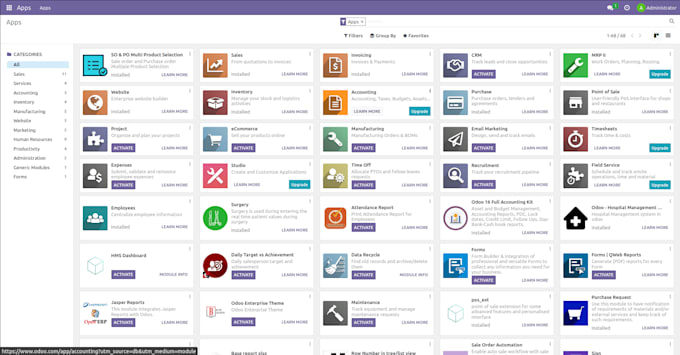 integrate odoo with external systems using apis
