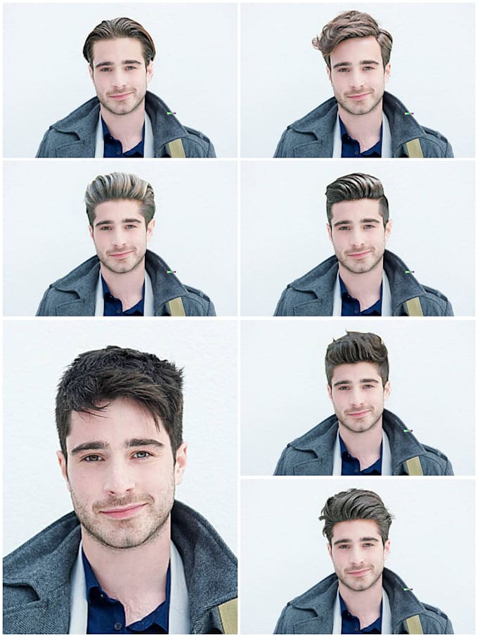 Do edit hair and beard change hairstyle by Patelmff | Fiverr