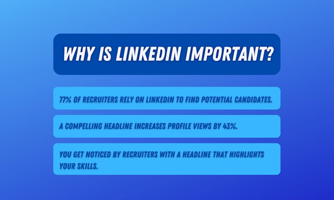create an eye catching linkedin account summary