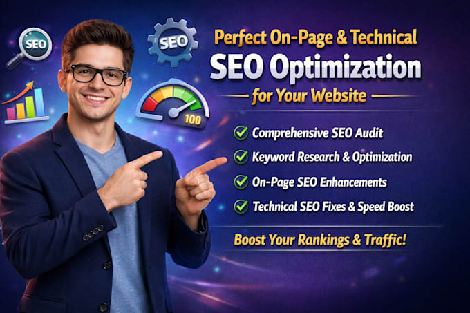 do perfect on page and technical seo optimization for your website