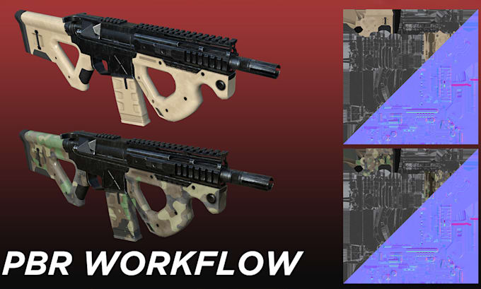 Make custom weapons for third person shooter games by Masterz_anima ...