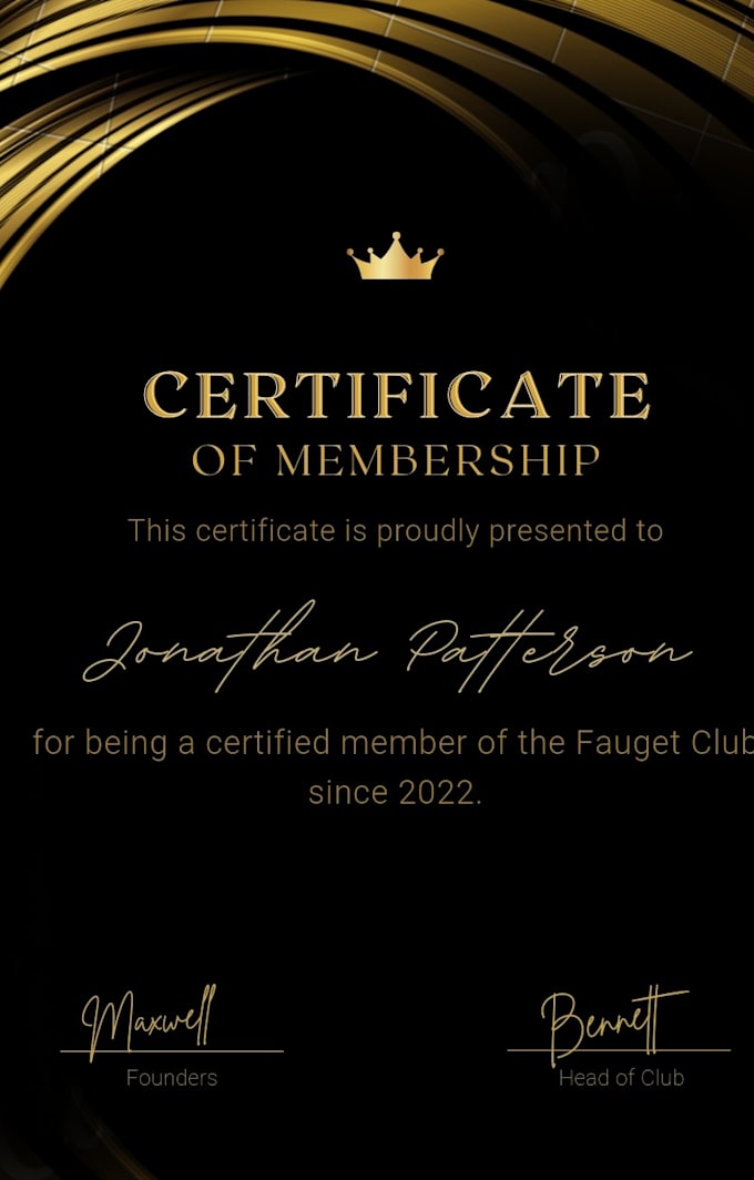 create professionally certificate design and gift card