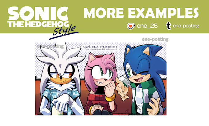 do sonic fan arts or draw your oc in sonic style
