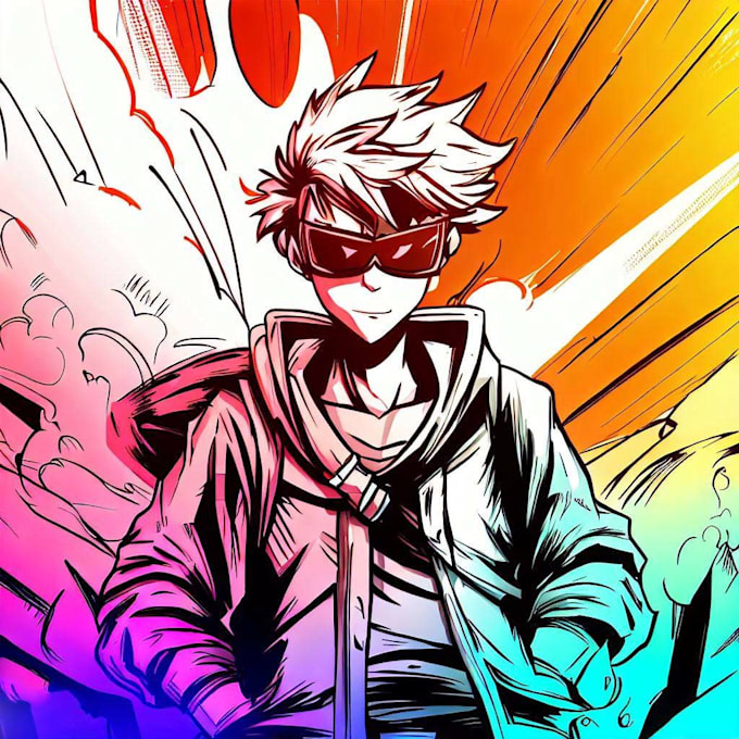 Draw and design your comic character by Kiarabrown4 | Fiverr