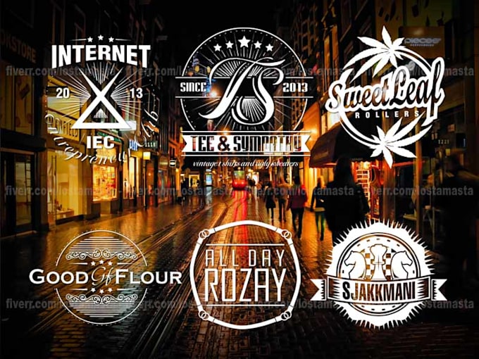 design custom vintage logo