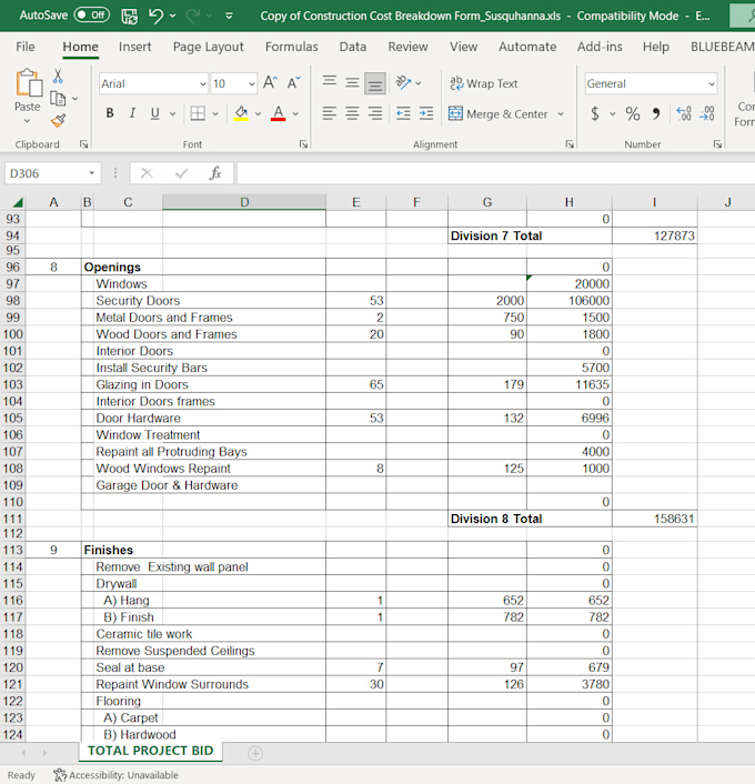 do material take off, construction estimation, and cost estimation