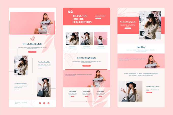 code responsive html email template or psd, xd, pdf figma to html email template