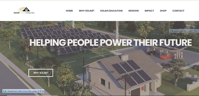 design solar website on wordpress with elementor pro