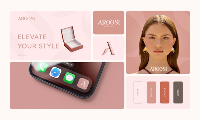 develop a professional visual identity for your brand