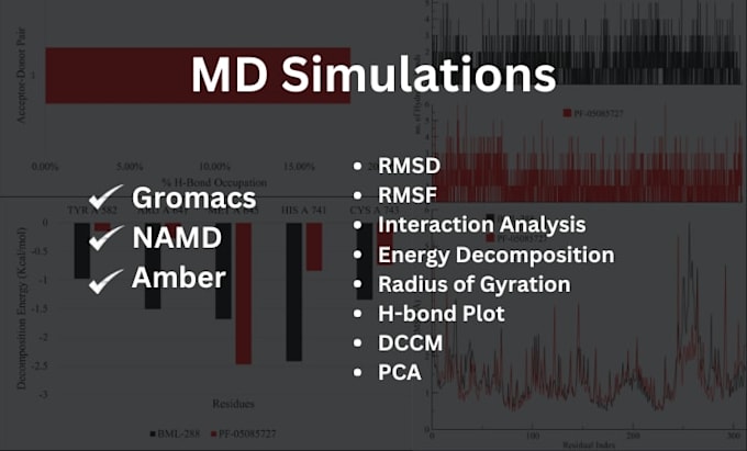 do molecular docking and MD simulations