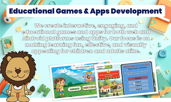 develop fun educational games and learning apps
