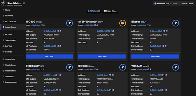 create bundle launchpad lending borrowing dex staking on xrp tron ton solana evm