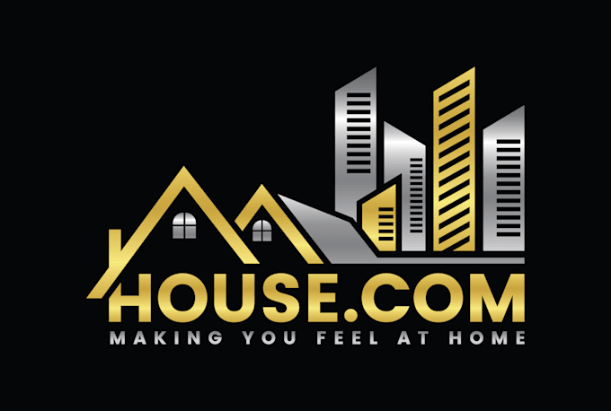 do property, construction, home, building logo design