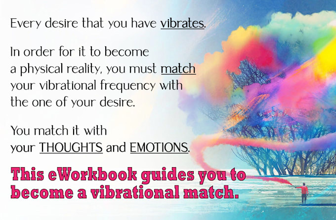 create an eworkbook for manifesting your specific desire
