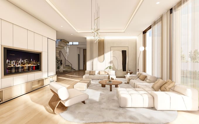 be your interior designer and do 3d modeling and rendering