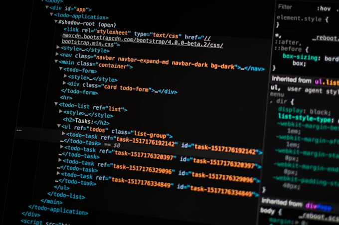 create website in HTML, CSS and js