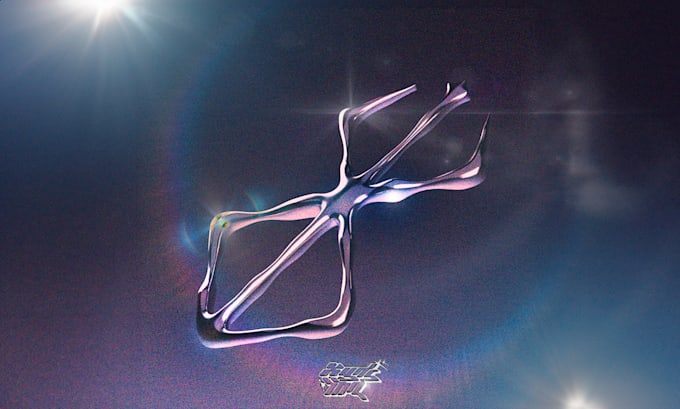 make 3d chrome style