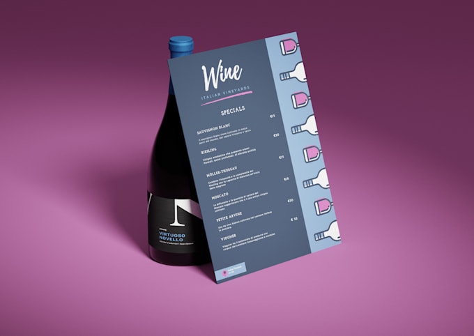 design a food flyer, modern restaurant menu, also trifold