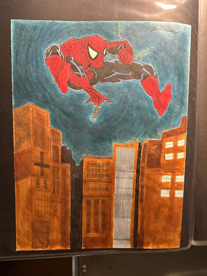 create marvel illustration for you