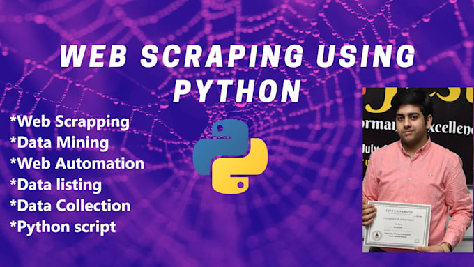 scrape data from website for you