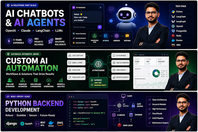build ai agents, chatbots and rag applications