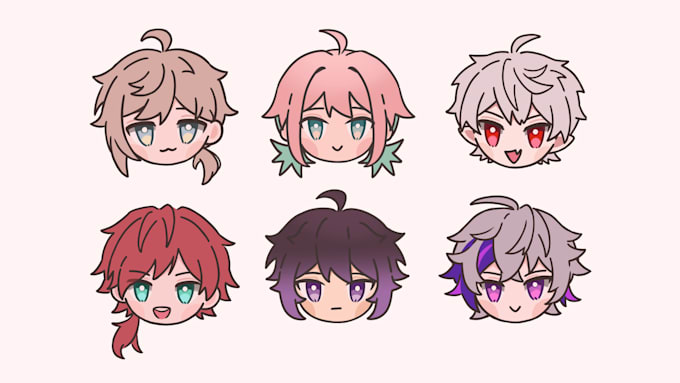 Draw you a cute chibi head icon by S32dgr | Fiverr