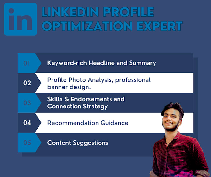 optimize linkedin profile and manage it professionally