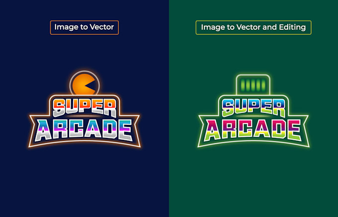 convert and modify canva logo, graphic, image to vector