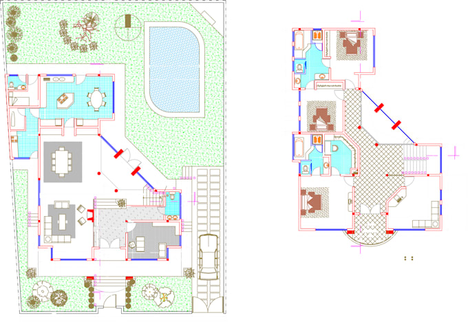 draft precise architectural blueprints for house renovation