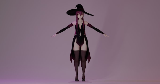 professionally create a 3d vtuber avatar, using blender and unity