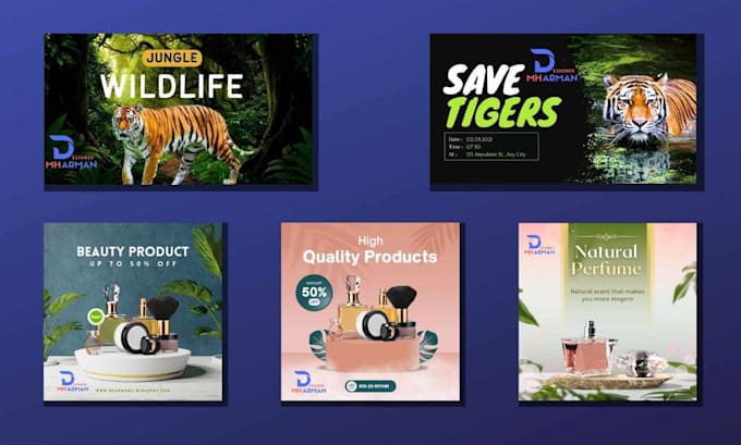 social media post creators using canva templates