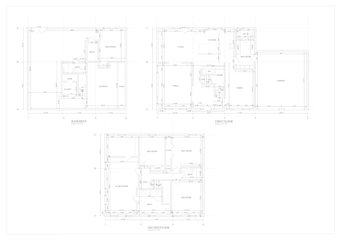draw architectural and construction drawings for city permit