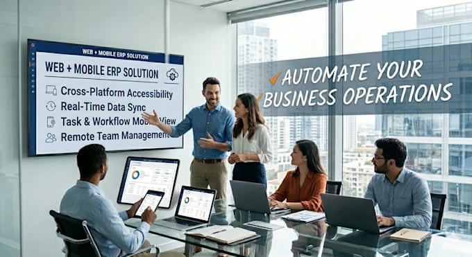 build complete custom erp software for your business