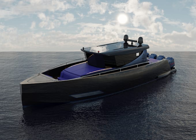 make ship,yacht,boat,hull models and render for you