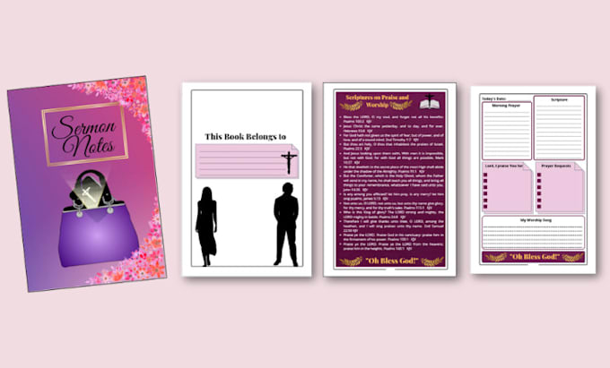 do digital planner, printable planner and journal design