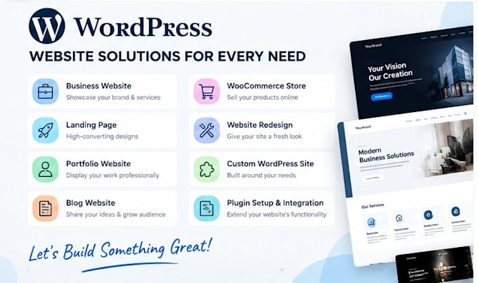build a modern, responsive wordpress website for your business
