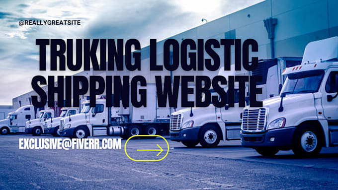 Design logistic dispatch shipping truck cargo transport freight broker