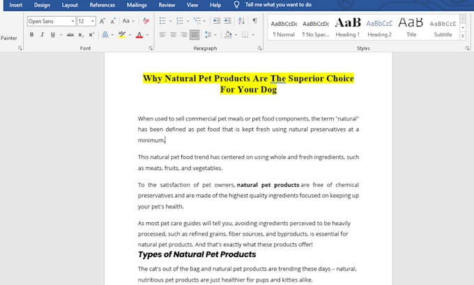 write your dog articles and pet blog content