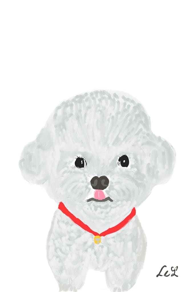 do digital art design or drawing for pet photo customize