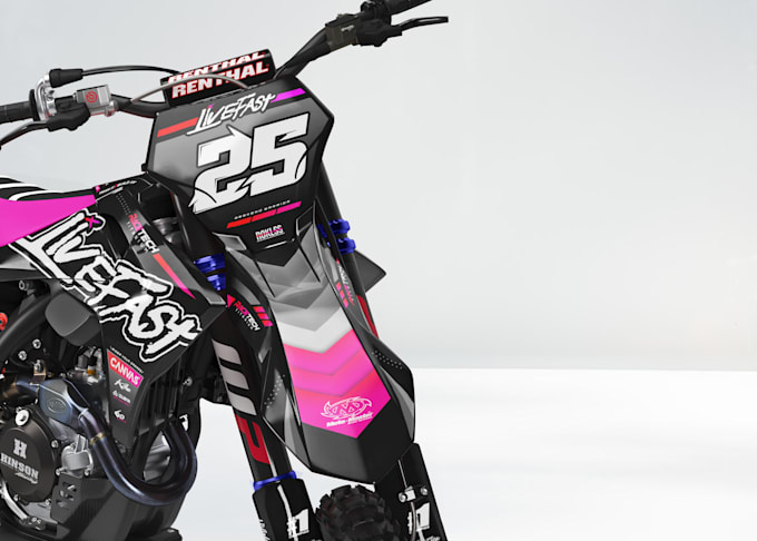 do wrap decal design for your mx motorcycle