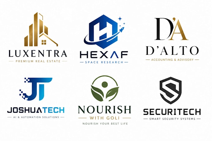 do 3 modern minimalist logo design for your business