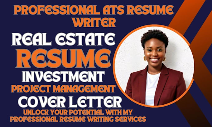 write real estate resume, investment, realtor, investor, and cover letter