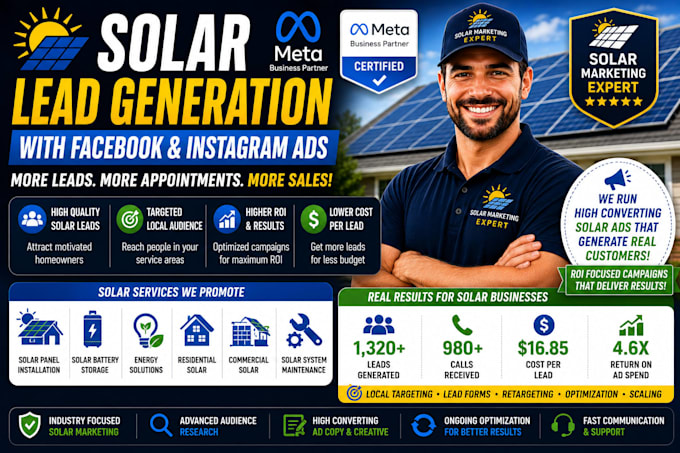 run solar facebook ads for lead generation
